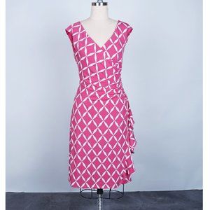 White House Black Market Geometric Knit Dress 10